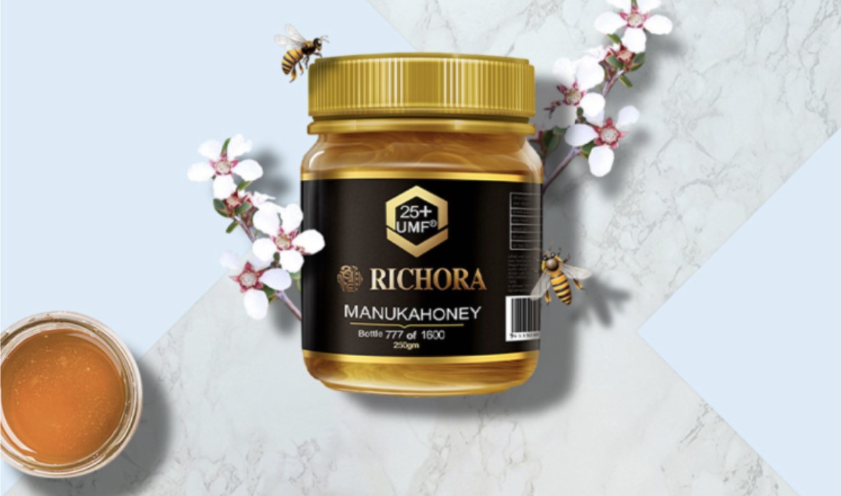 richora瑞琪奥兰天然有机卢卡蜂蜜250gmanuka umf25 新西兰直邮(直邮