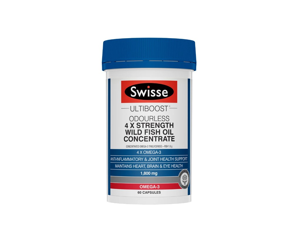 swisse 4倍鱼油 60粒 眼睛 心脏 大脑和神经系统健康 下单请提供身份